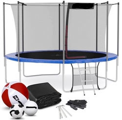 Trampolína 366 cm s vnitřní sítí + zdarma dárky !!!